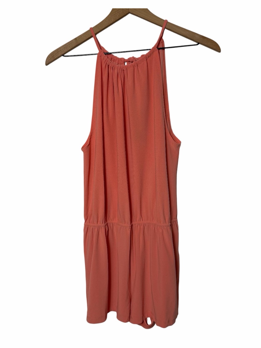 Sweet Rain Peach Sleeveless Romper Size Large Brand New With Tags